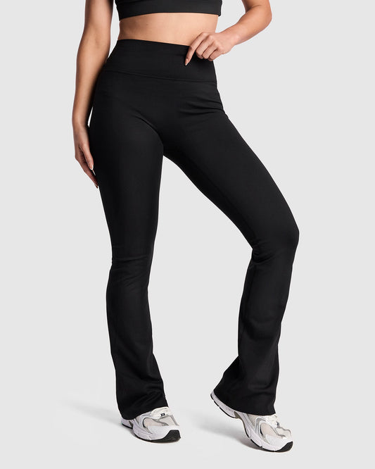 Sofy Flared Leggings - Zwart